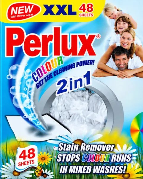 Perlux Colour Virág illattal színgyűjtő kendő 2in1 48 db