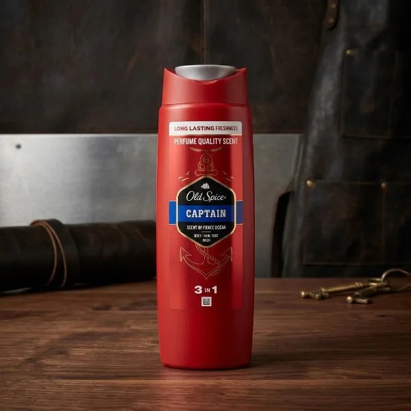 Old Spice Captain 3in1 Tusfürdő és Sampon – 250 ml