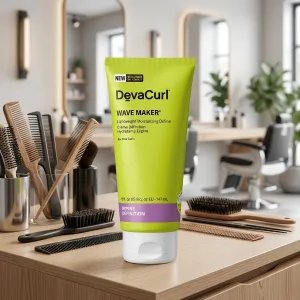 DevaCurl Wave Maker Hidratáló Hajformázó Krém a Könnyed Fürtökért – 147 ml (5 fl. oz.)