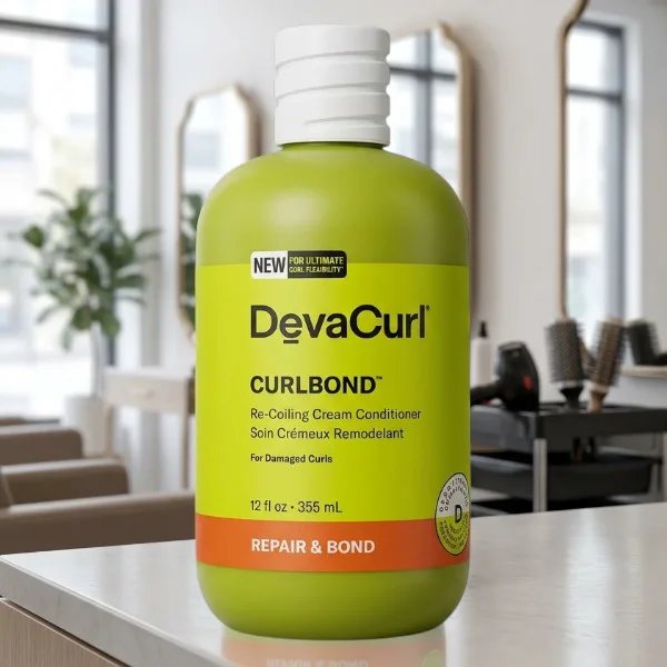 DevaCurl Curlbond Szerkezetépítő Göndörítő Krémbalzsam Sérült Hajra – 355 ml (12 fl. oz.)
