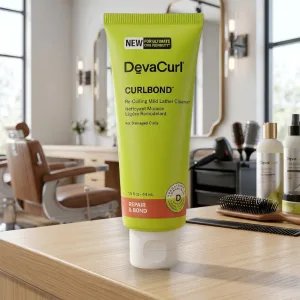DevaCurl Curlbond Kíméletesen Habzó Sampon Sérült Hajra – 44 ml (1.5 fl. oz.)