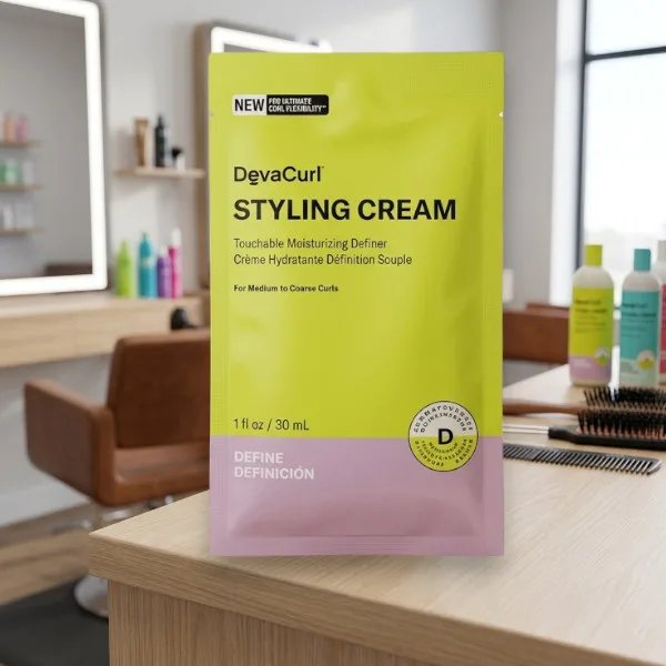 DevaCurl Styling Cream Hidratáló formázó a tapinthatóan puha hajért – 30 ml