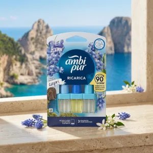 Ambi Pur 3Volution Lenor Fresca Brezza di Capri Elektromos Légfrissítő Utántöltő – 20 ml