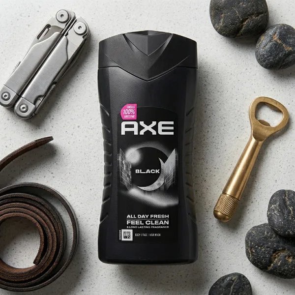 Axe Black 3in1 Tusfürdő és Testápoló – 250 ml