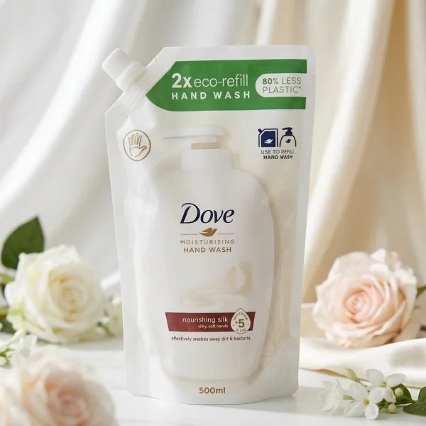 Dove Nourishing Silk Folyékony Szappan Utántöltő – 500 ml