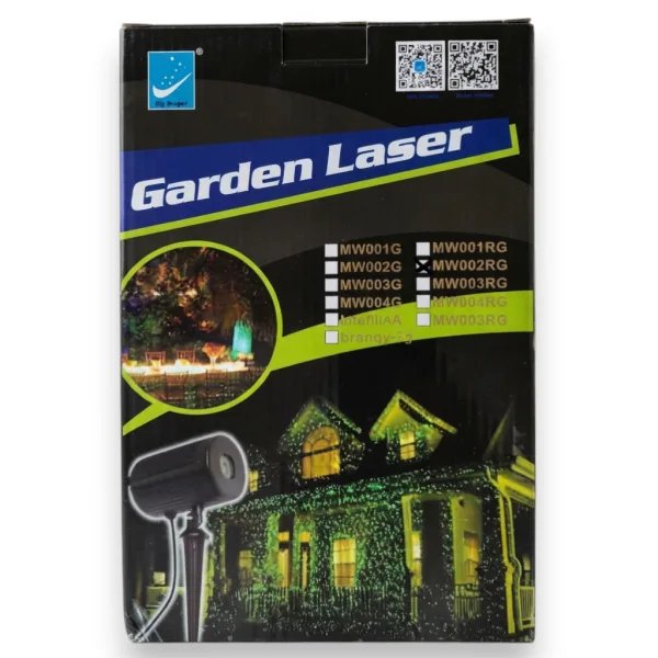 Garden Laser – Kültéri Lézer Projektor (Piros-Zöld dekorfény)