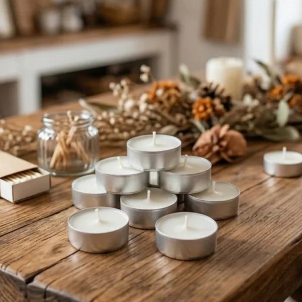 Tea Light Candles Illatmentes Teamécses Szett – Választható kiszerelésben (10, 12, 14 db)